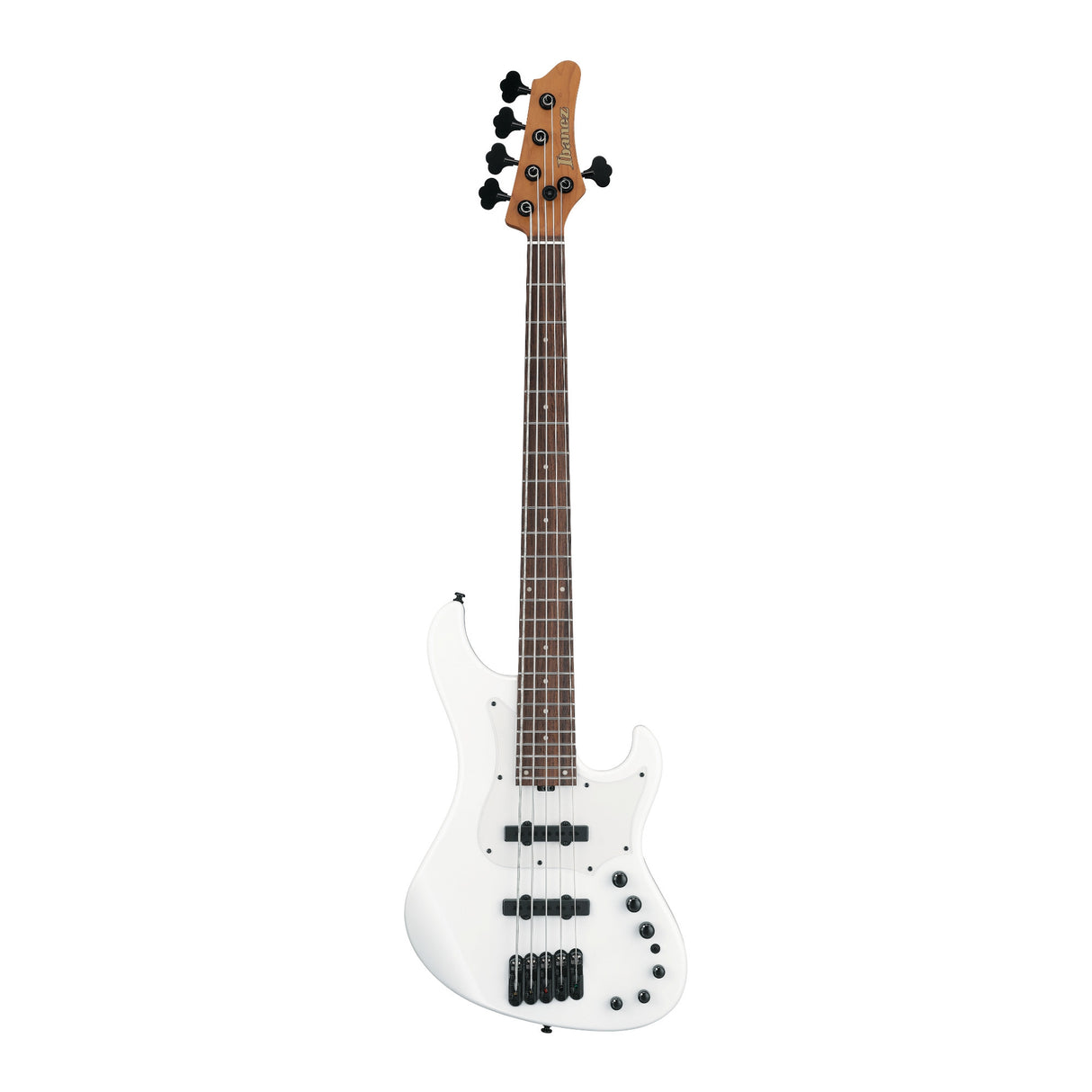 Ibanez MDM 5-String Electric Bass Guitar SS RW with Gig Bag (Pearl White)