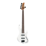 Ibanez MDM 5-String Electric Bass Guitar SS RW with Gig Bag (Pearl White)