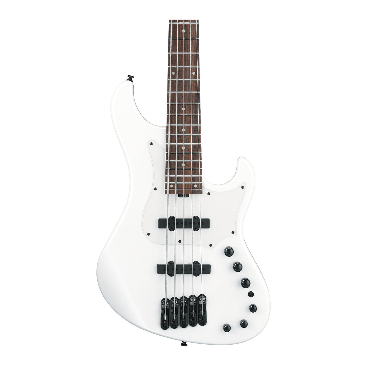 Ibanez MDM 5-String Electric Bass Guitar SS RW with Gig Bag (Pearl White)
