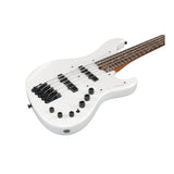 Ibanez MDM 5-String Electric Bass Guitar SS RW with Gig Bag (Pearl White)