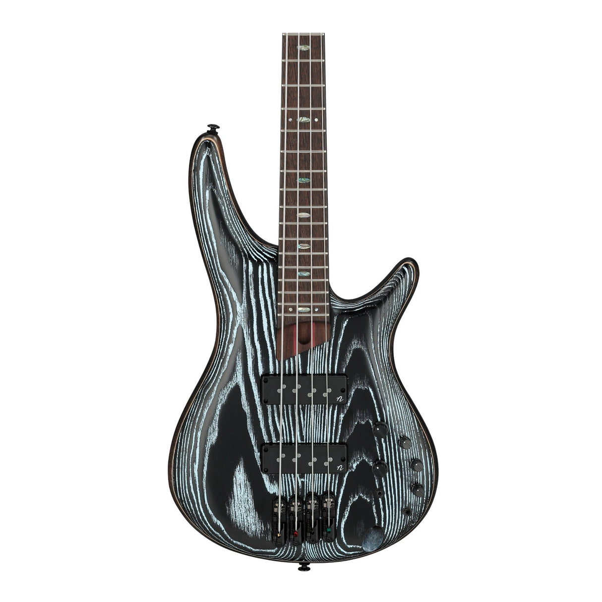 Ibanez SR Premium 4-String Electric Bass with Gig Bag (Aqua Wave Low Gloss)