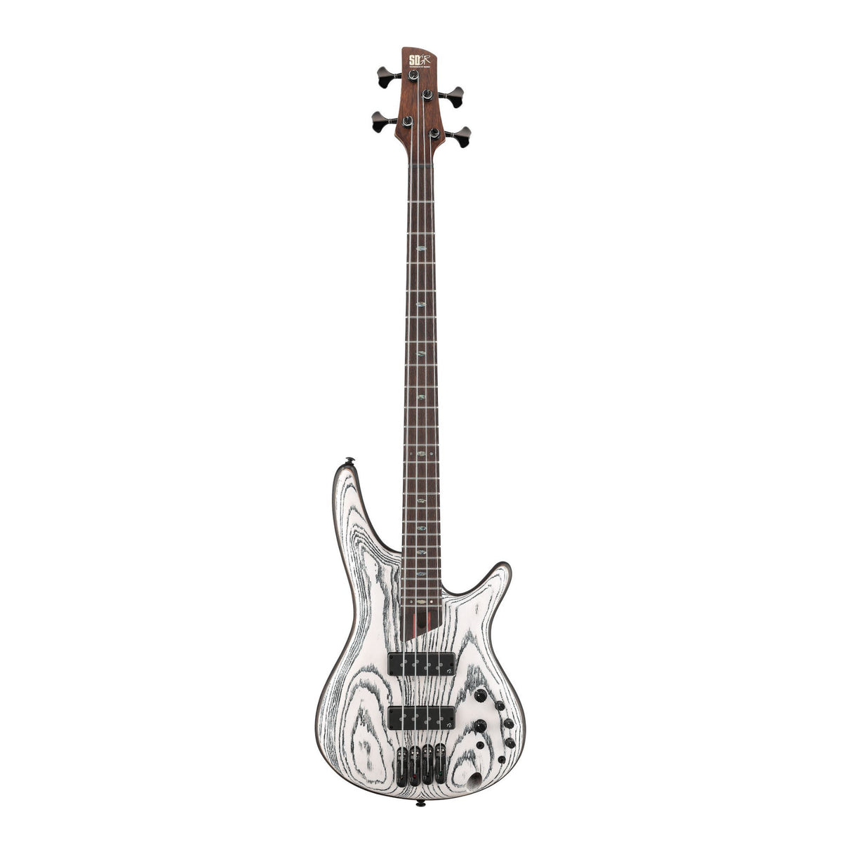 Ibanez SR Premium 4-String Electric Bass with Gig Bag (Icebreaker Wave Flat)
