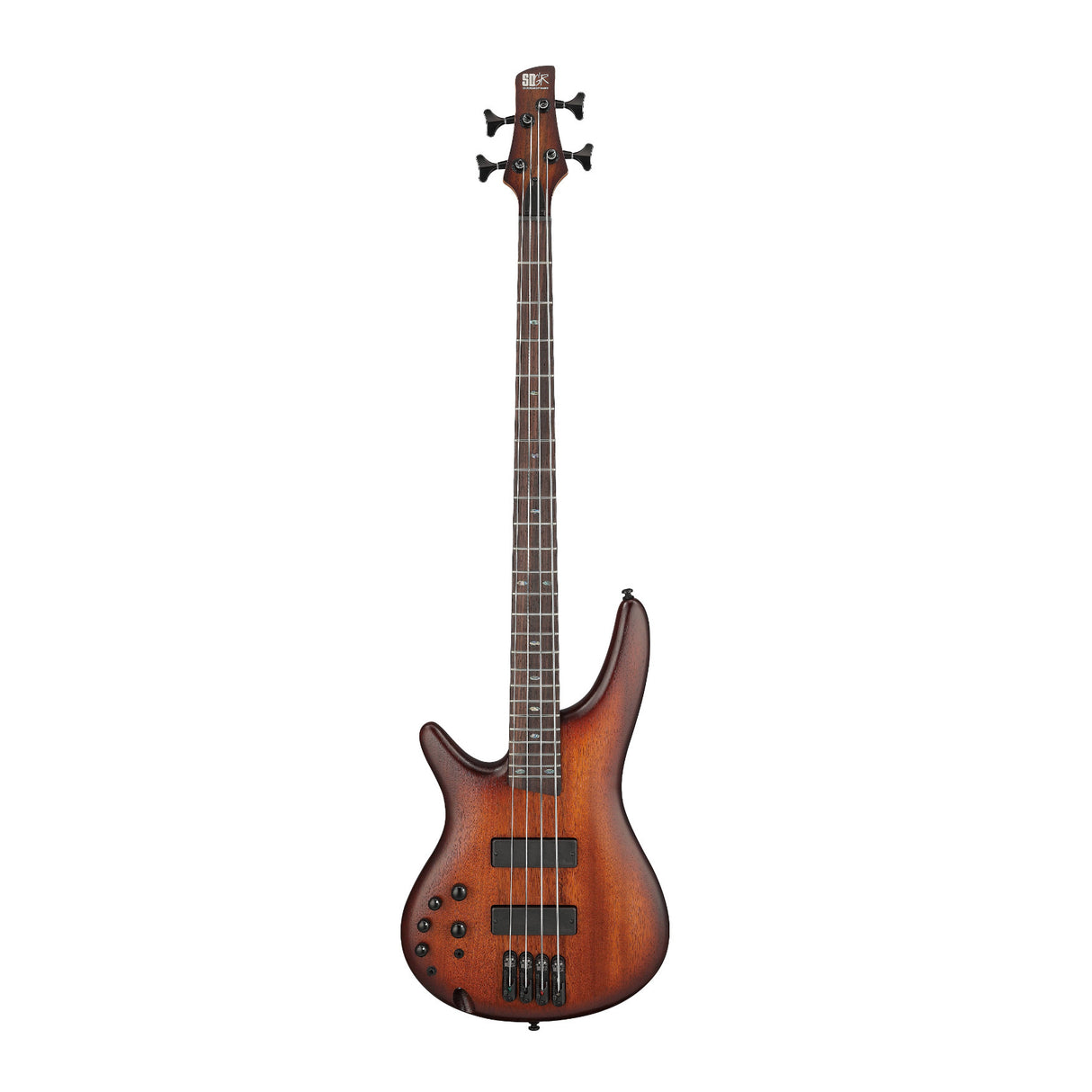 Ibanez SR Standard 4-String Electric Bass (Left Handed, Mahogany Brown Burst)