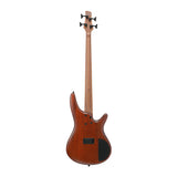Ibanez SR Standard 4-String Electric Bass (Left Handed, Mahogany Brown Burst)