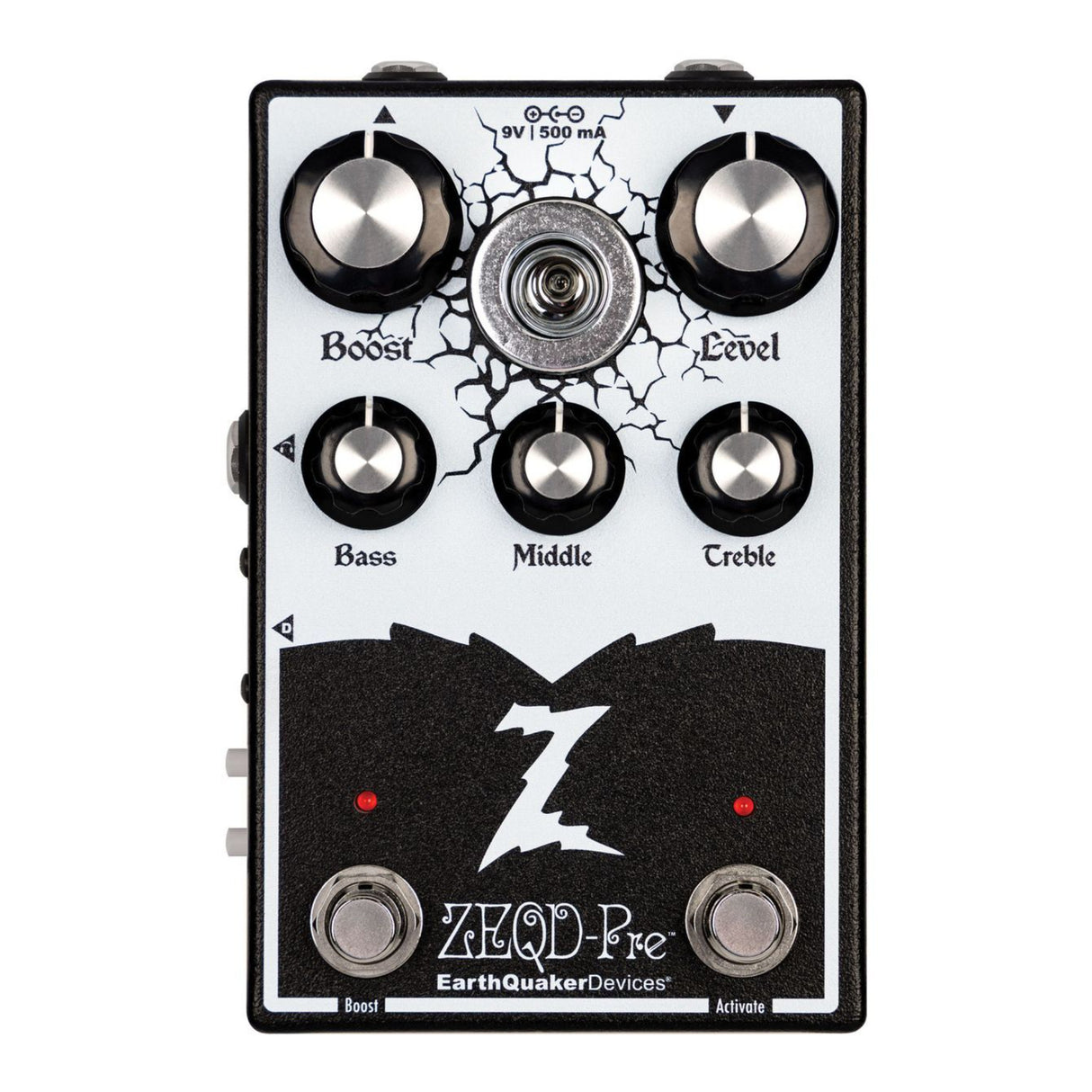 Earthquaker ZEQD-Pre All-Analog Tube Preamp with EF86 Tube, Passive 3-Band EQ