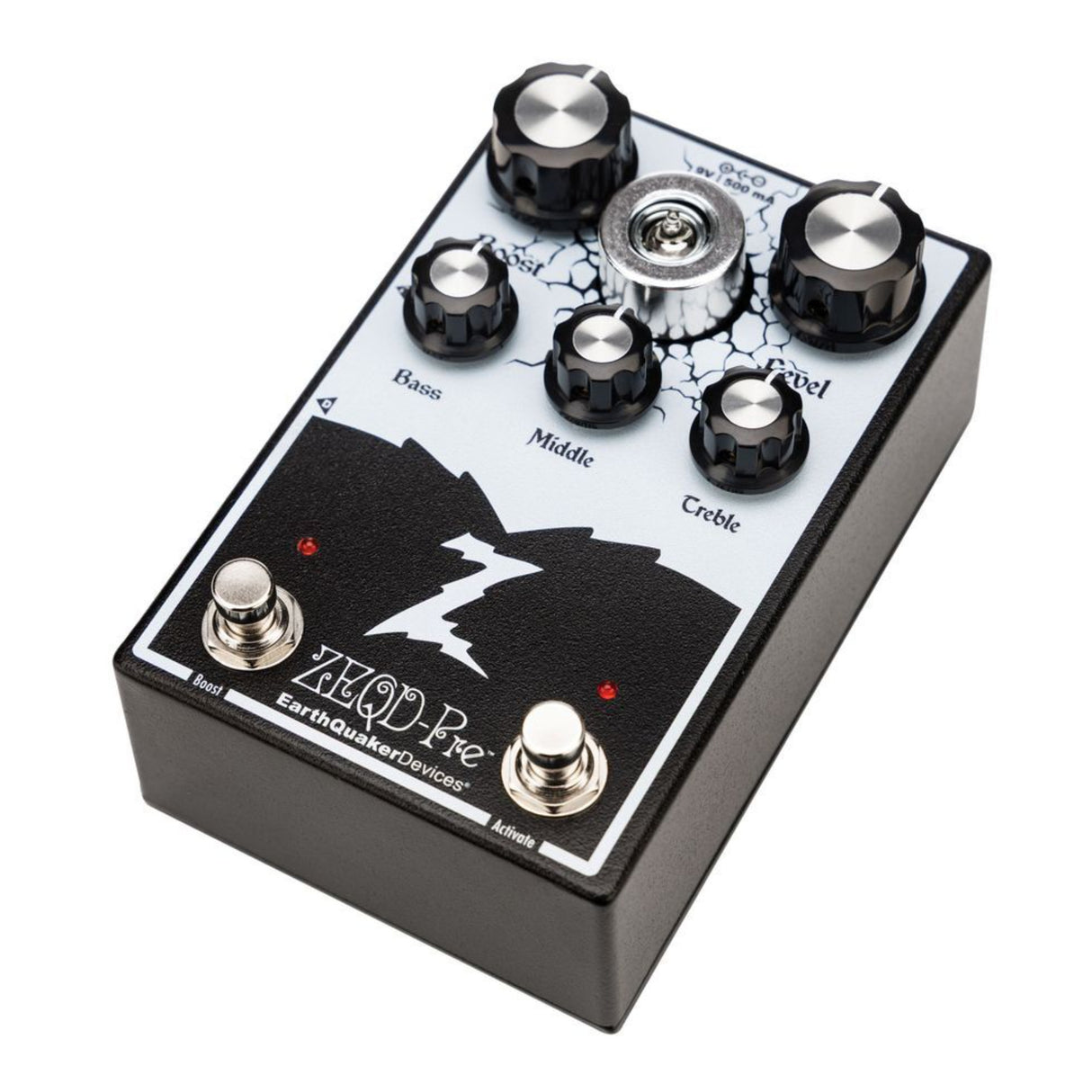 Earthquaker ZEQD-Pre All-Analog Tube Preamp with EF86 Tube, Passive 3-Band EQ