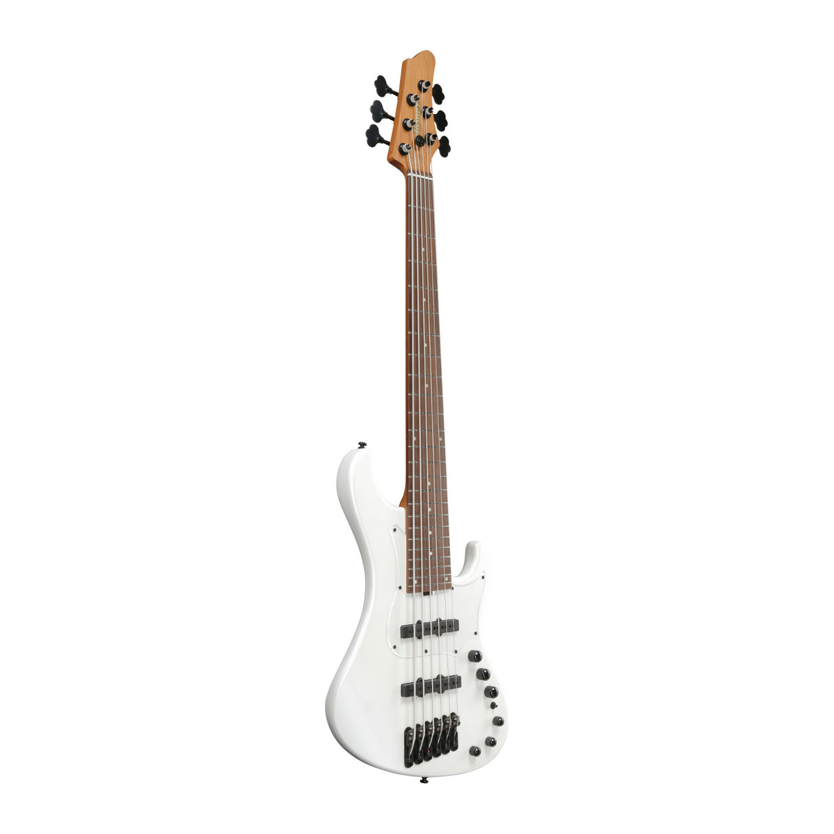 Ibanez MDM 6str Electric Bass with Alder Body and Gig Bag (Pearl White)