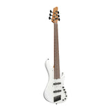 Ibanez MDM 6str Electric Bass with Alder Body and Gig Bag (Pearl White)