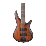 Ibanez SR Standard 5-String Electric Bass Guitar (Mahogany Brown Burst)