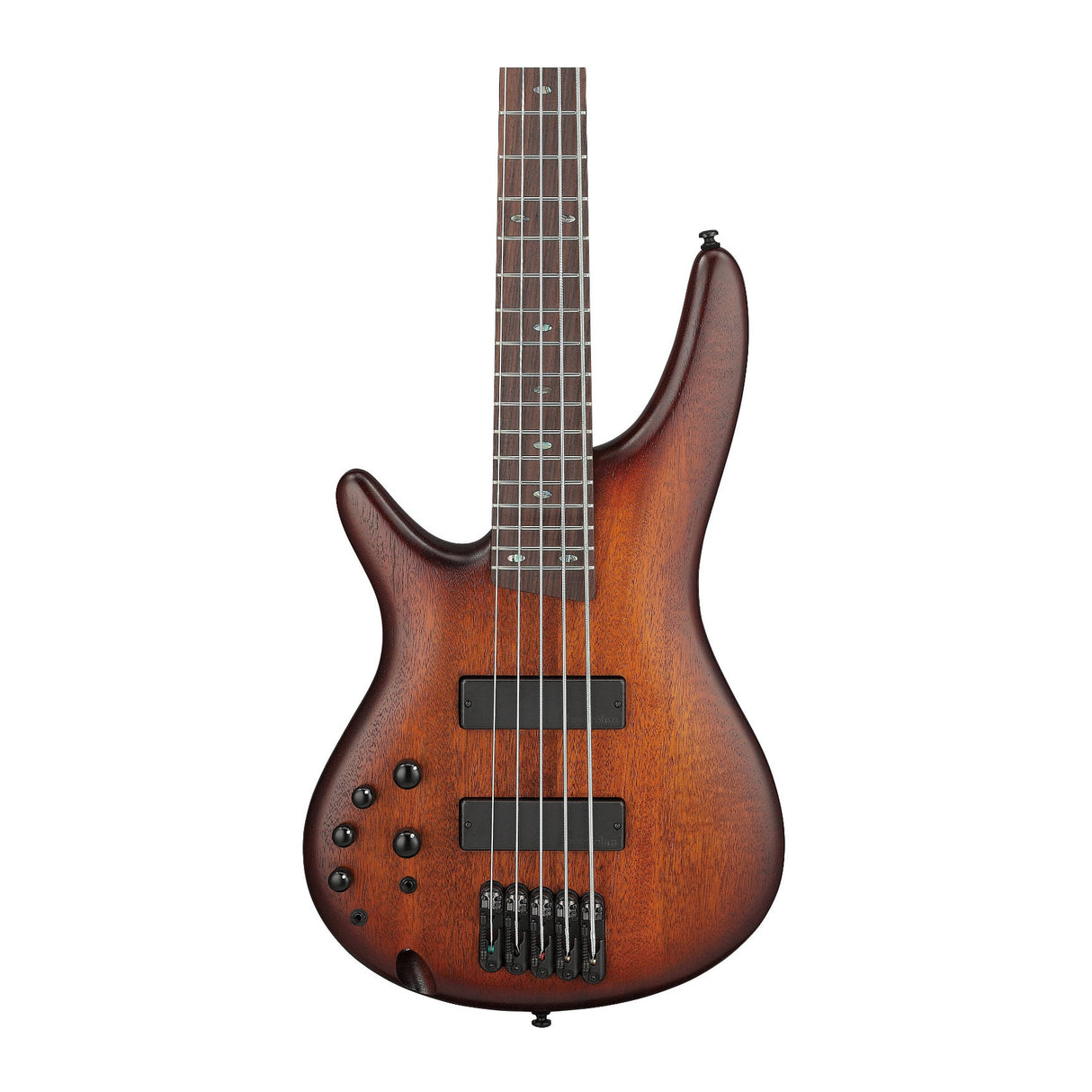 Ibanez SR Standard 5-String Electric Bass (Left Handed, Mahogany Brown Burst)