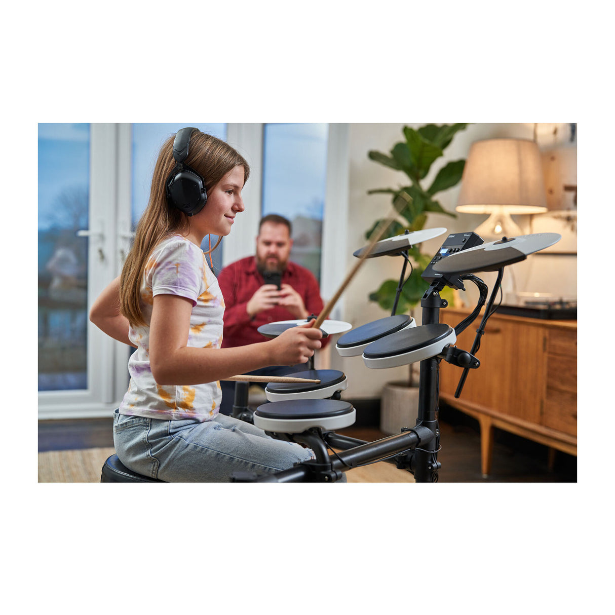 Roland TD-02K V-Drums Electronic Drum Kit with TD-02 Module and 16 Kits