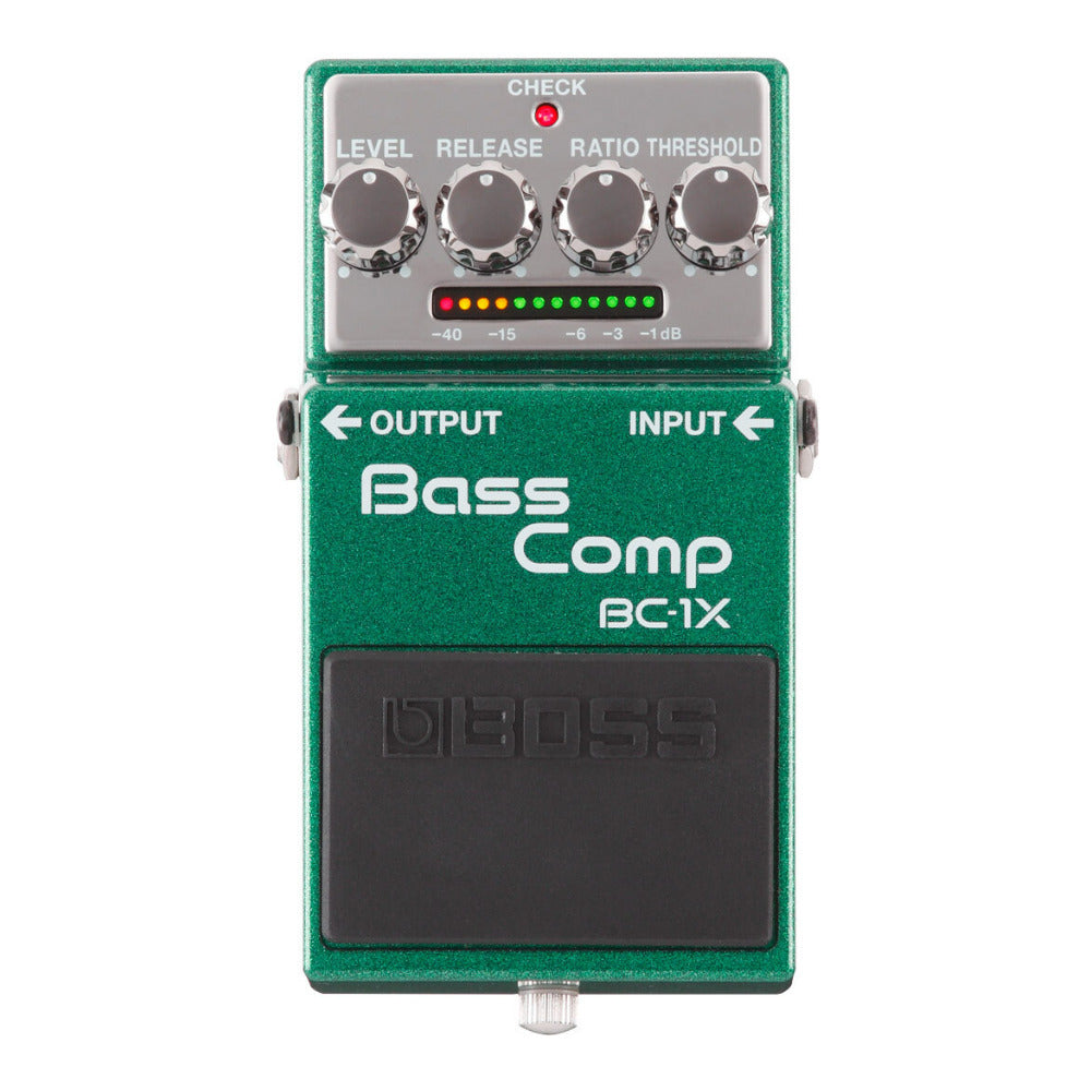 BOSS BC-1X Bass Premium Compressor Pedal with Multiband Compression (Open Box)