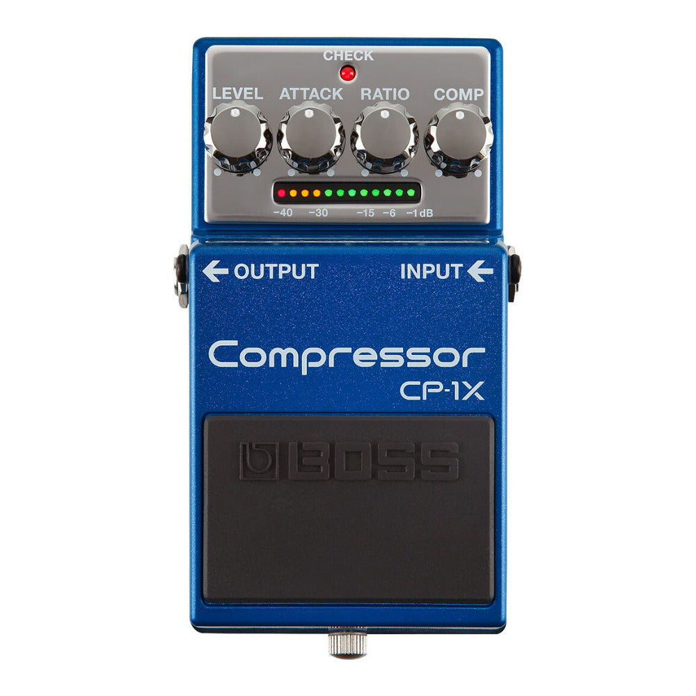 BOSS CP-1X Multi-Dimensional Processing Technology Guitar Compressor Pedal (Open Box)