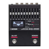 BOSS EQ-200 Dual 10-Band EQs Visual EQ Display Real-Time Control Equalizer Pedal (Open Box)