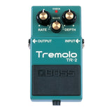 BOSS TR-2 Wave, Rate, and Depth Knobs Easy-to-Use Compact Tremolo Pedal