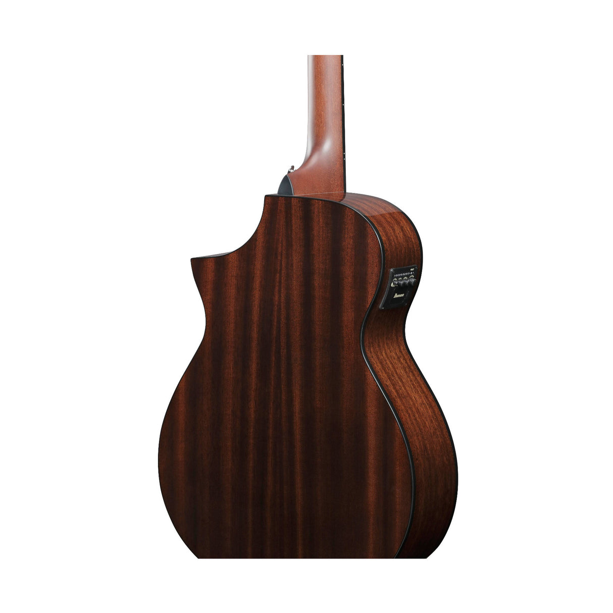 Ibanez AEWC16QA 6-String Acoustic-Electric Guitar (Transparent Black Sunburst)