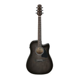 Ibanez AAD77CE Transparent Black Sunburst High Gloss Acoustic Electric Guitar