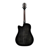 Ibanez AAD77CE Transparent Black Sunburst High Gloss Acoustic Electric Guitar