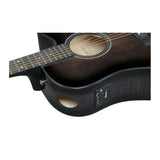 Ibanez AAD77CE Transparent Black Sunburst High Gloss Acoustic Electric Guitar