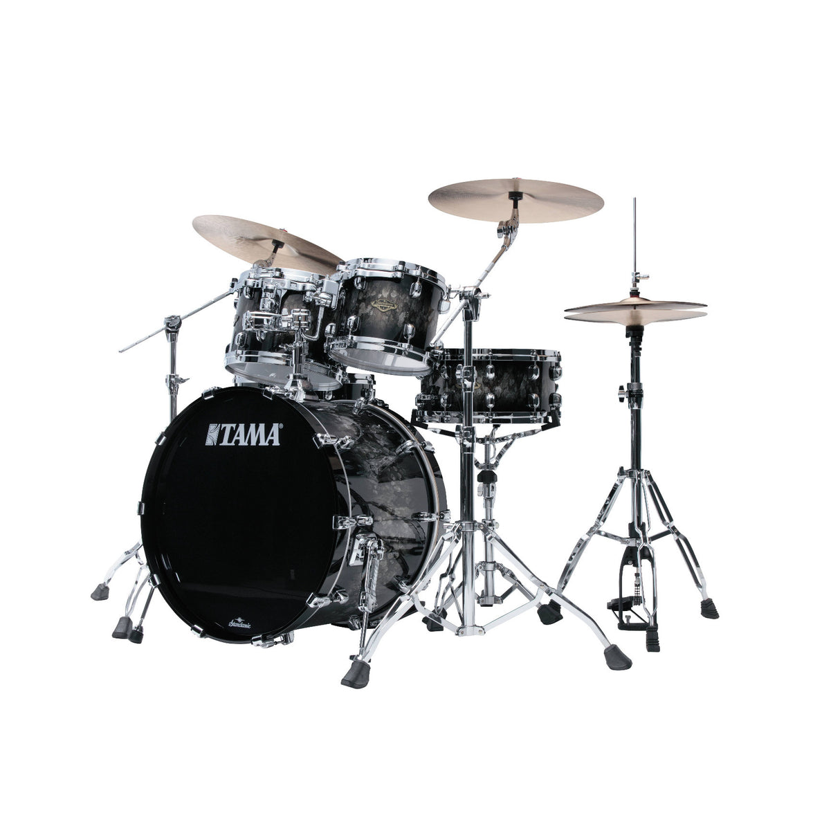 TAMA Starclassic Walnut/Birch 4-Piece Drum Set Shell Pack with 22-Inch Bass Drum