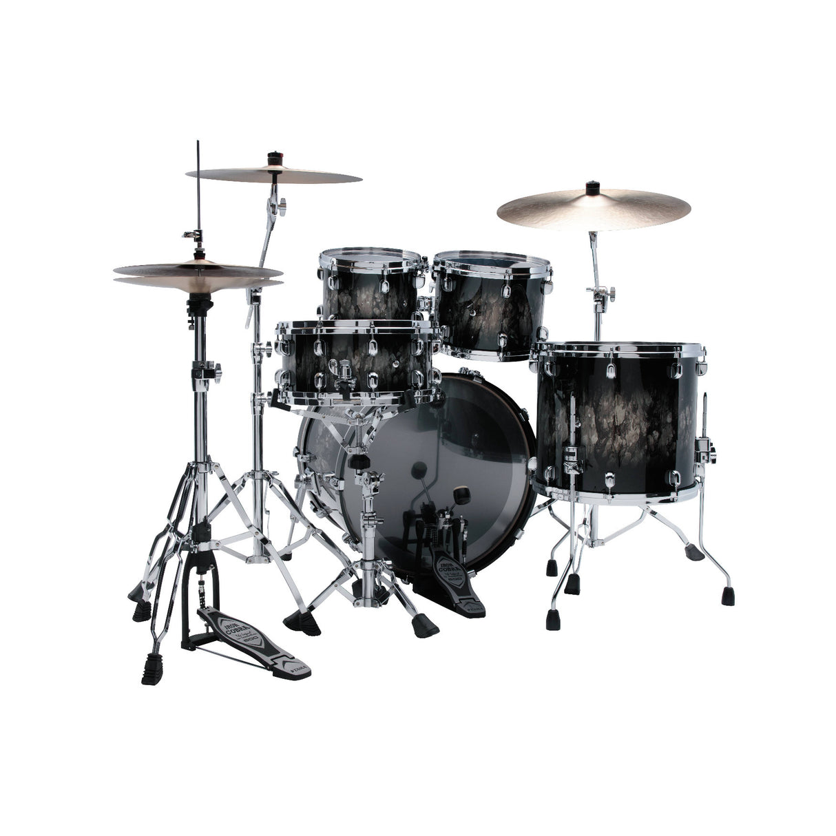 TAMA Starclassic Walnut/Birch 4-Piece Drum Set Shell Pack with 22-Inch Bass Drum