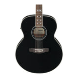 Ibanez AJ7012M1E Black High Gloss Acoustic Electric Guitar