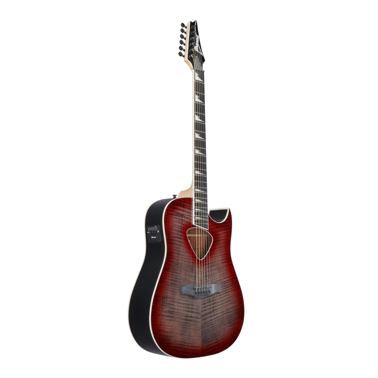 Ibanez ALT50FA 6-String Acoustic Electric Guitar (Red Doom Burst High Gloss)