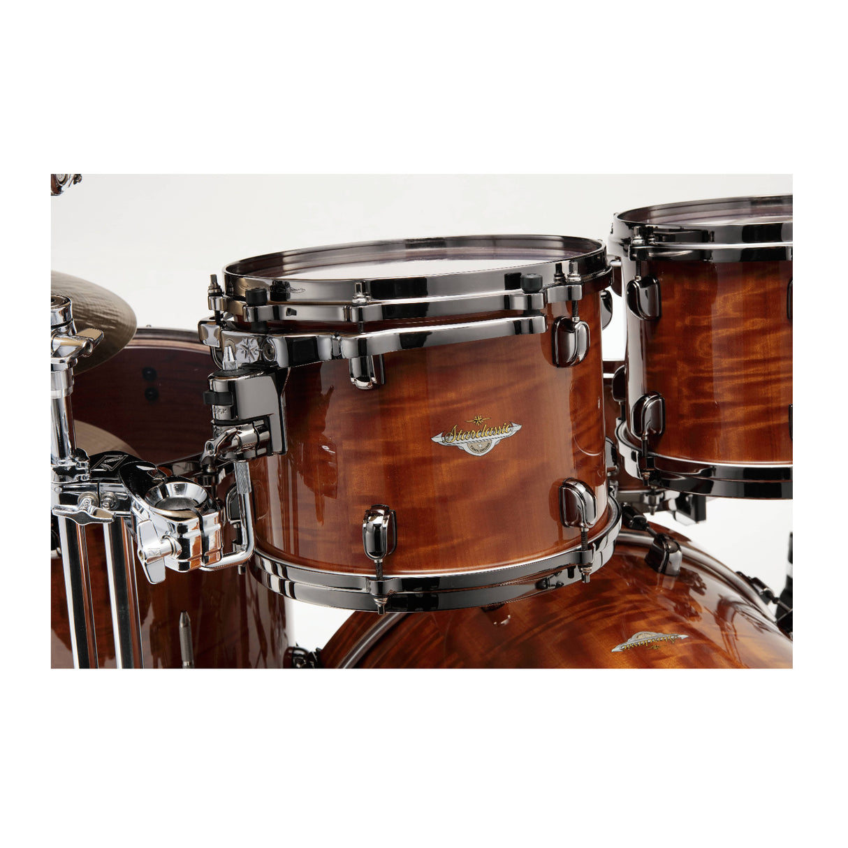 TAMA Starclassic Bubinga 5-Piece Drum Set Shell Pack (African Cherry Finish)