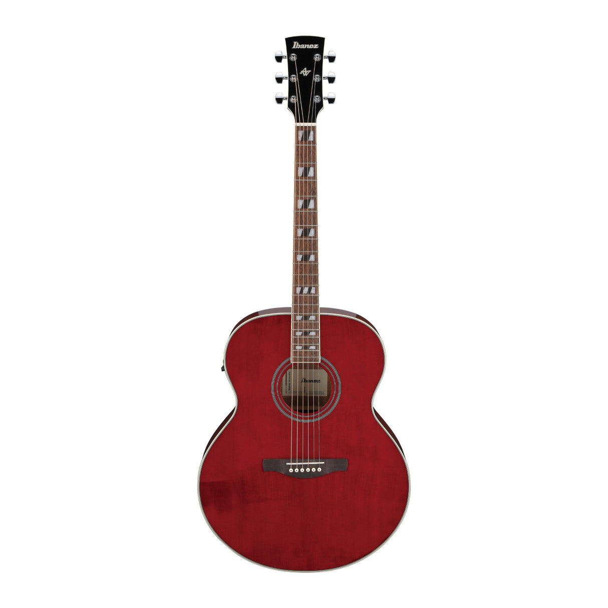 Ibanez AJ70M1E Wine Red High Gloss Acoustic Electric Guitar
