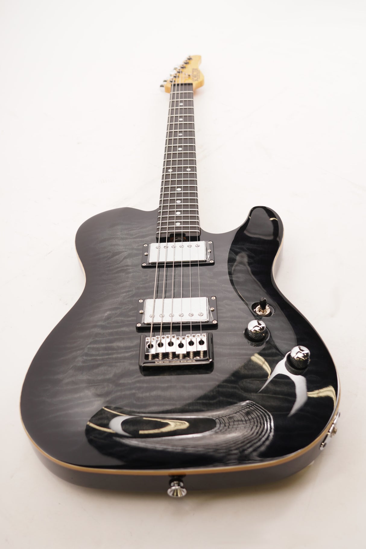 Schecter PT Classic Electric Guitar (Transparent Black Burst) (Used)