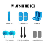 RODE Wireless Micro 2-Person Ultracompact Wireless Microphone System (Blue)