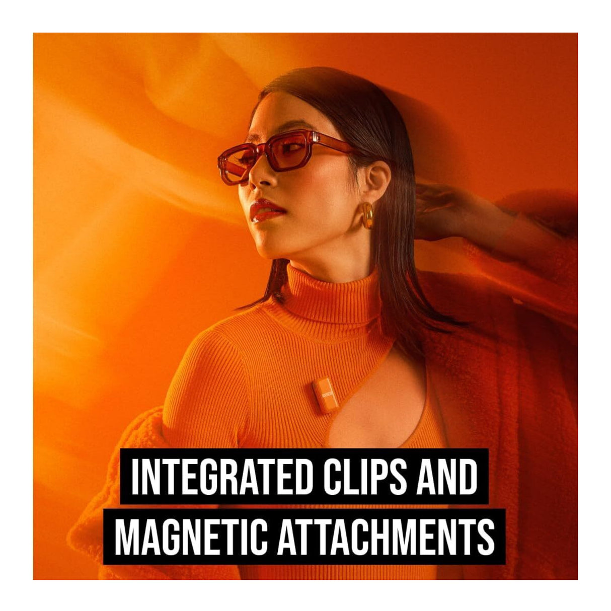 RODE Wireless Micro 2-Person Ultracompact Wireless Microphone System (Orange)