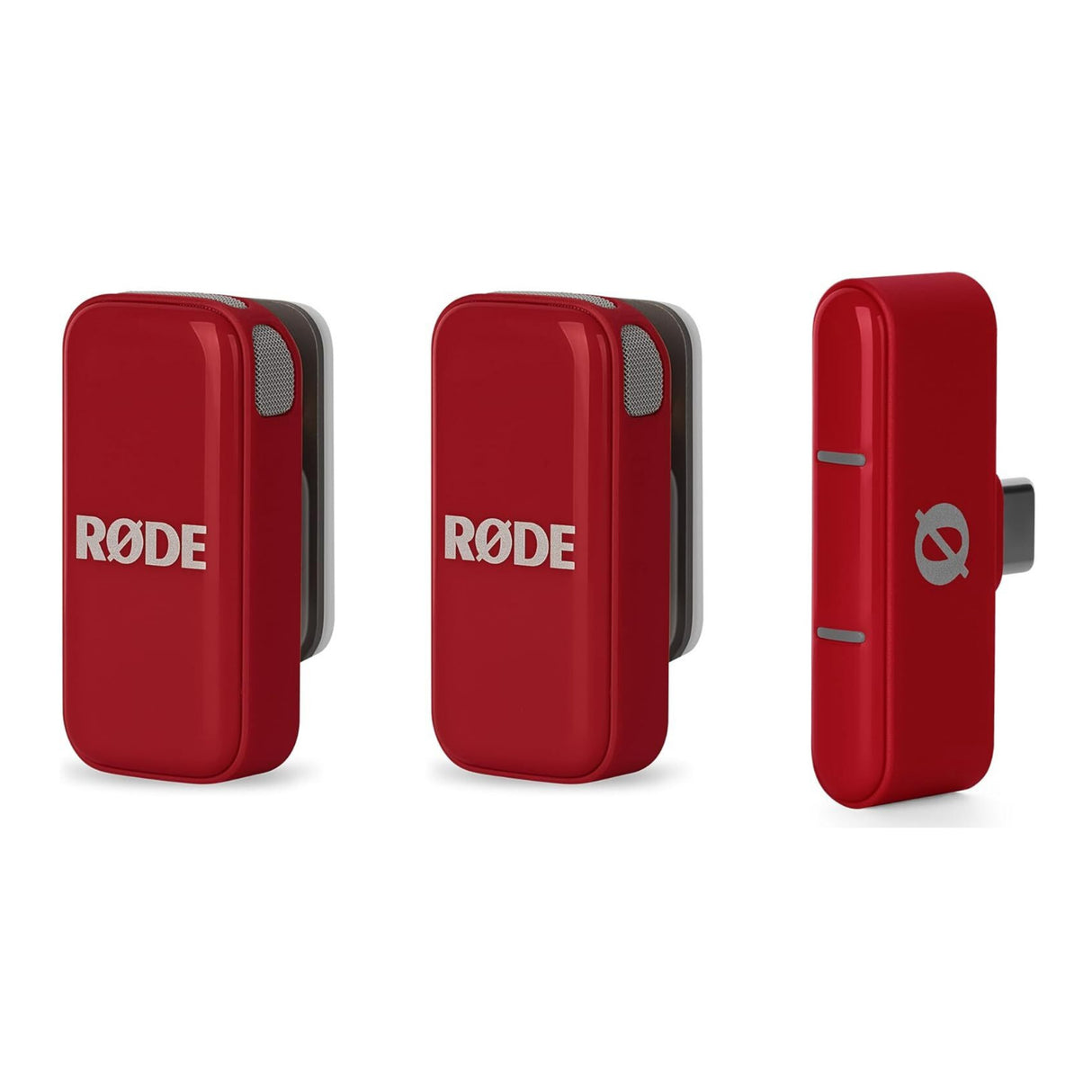 RODE Wireless Micro 2-Person Ultracompact Wireless Microphone System (Red)