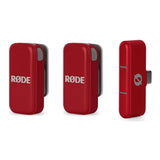 RODE Wireless Micro 2-Person Ultracompact Wireless Microphone System (Red)