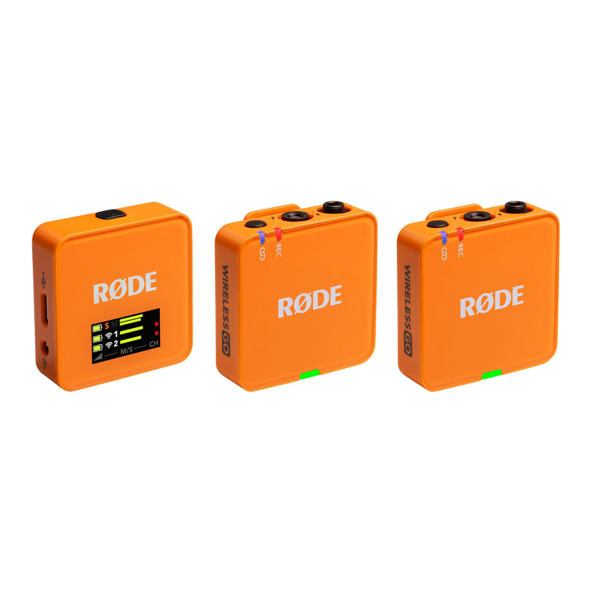 RODE Wireless GO (Gen 3) Compact Wireless Microphone System (Orange) (Open Box)