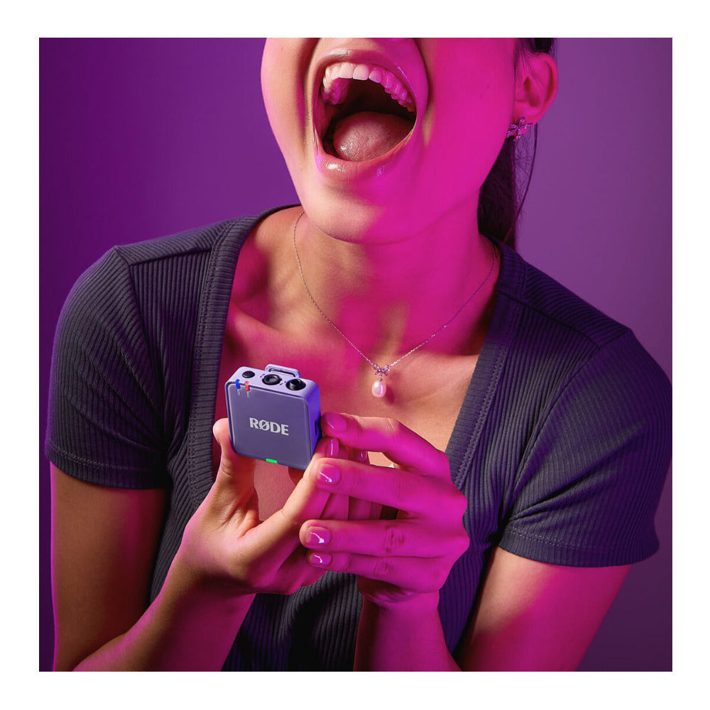 RODE Wireless GO (Gen 3) Compact Wireless Microphone System (Purple) (Open Box)