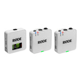 RODE Wireless GO (Gen 3) Compact Wireless Microphone System (White) (Open Box)