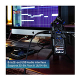 Zoom H6studio 8-Track 32-Bit Float Handy Recorder with XY Stereo Mics