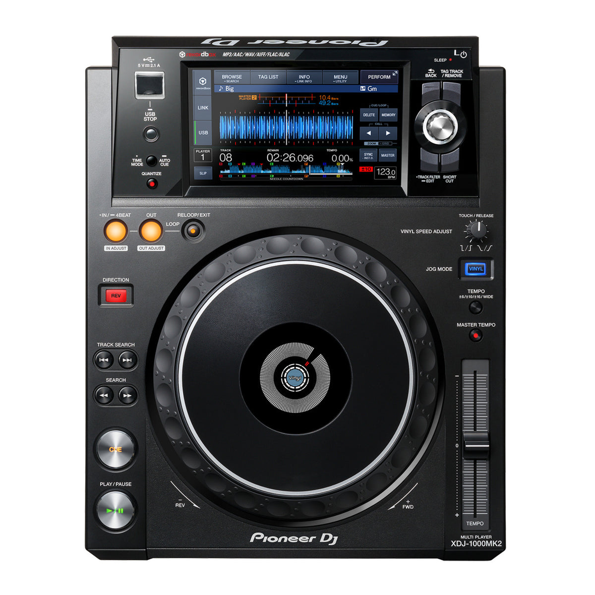 Pioneer DJ XDJ-1000MK2 Digital DJ Deck Multi-Media Player
