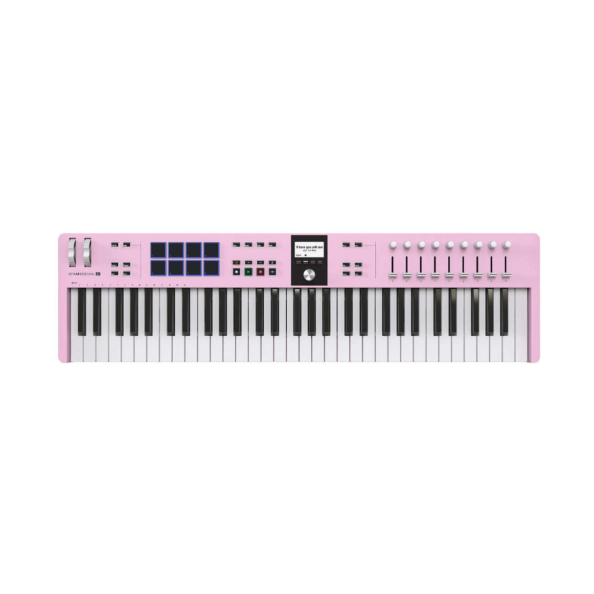 Arturia KeyLab Essential 61-Note mk3 Universal MIDI Controller (Rose Quartz)
