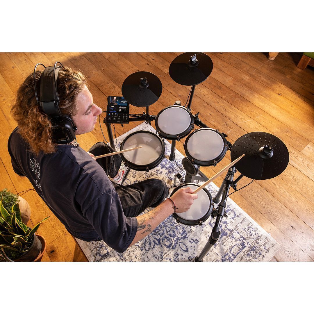 Alesis Nitro Max Kit Electronic Drum Set with Quiet Mesh Pads Bundle