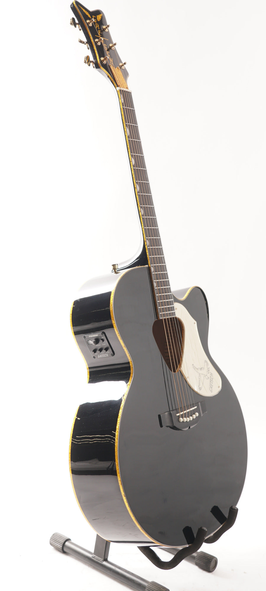 Gretsch Guitars G5022CWFE Rancher Falcon 6 String Black Acoustic Electric Guitar (Used)