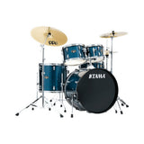 Tama Imperialstar 5-Piece Drum Kit with Meinl HCS Cymbals (Hairline Blue) Bundle (Open Box)