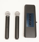 Shure BLX288/SM58 J11 Frequency Band Wireless Dual Microphone System (Silver) (Used)