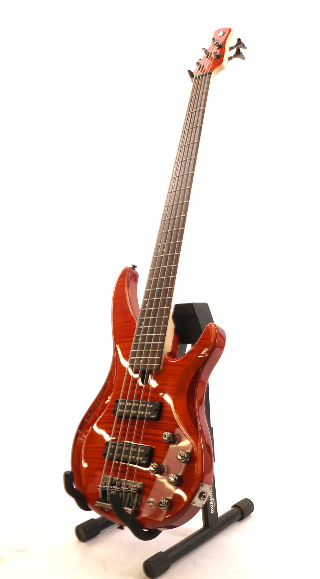 Yamaha TTRBX605FM 5-string bass guitar - Caramel Brown (Used)