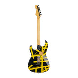 EVH Limited Edition Striped Guitar Frankenstein (Black with Yellow Stripes)
