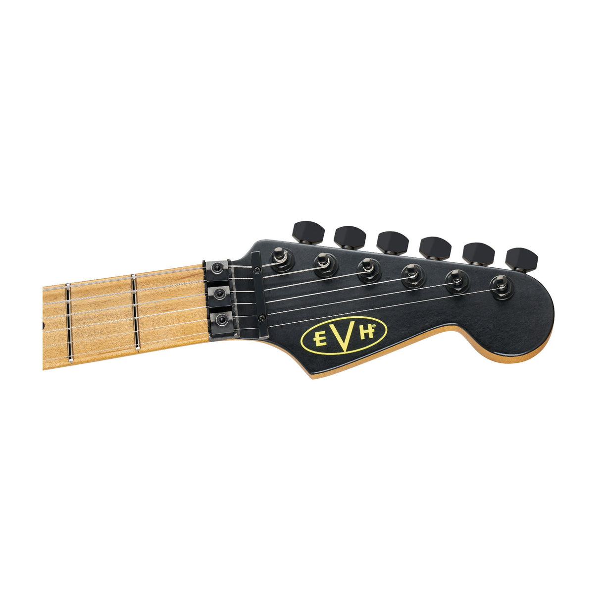 EVH Limited Edition Striped Guitar Frankenstein (Black with Yellow Stripes)