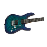 Charvel Pro-Mod Plus DK24 HH 2PT EB QM 6-String Electric Guitar (Chlorine Burst)