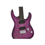 Charvel Pro-Mod Plus DK24 HH HT EB QM Electric Guitar (Violet Radiance)