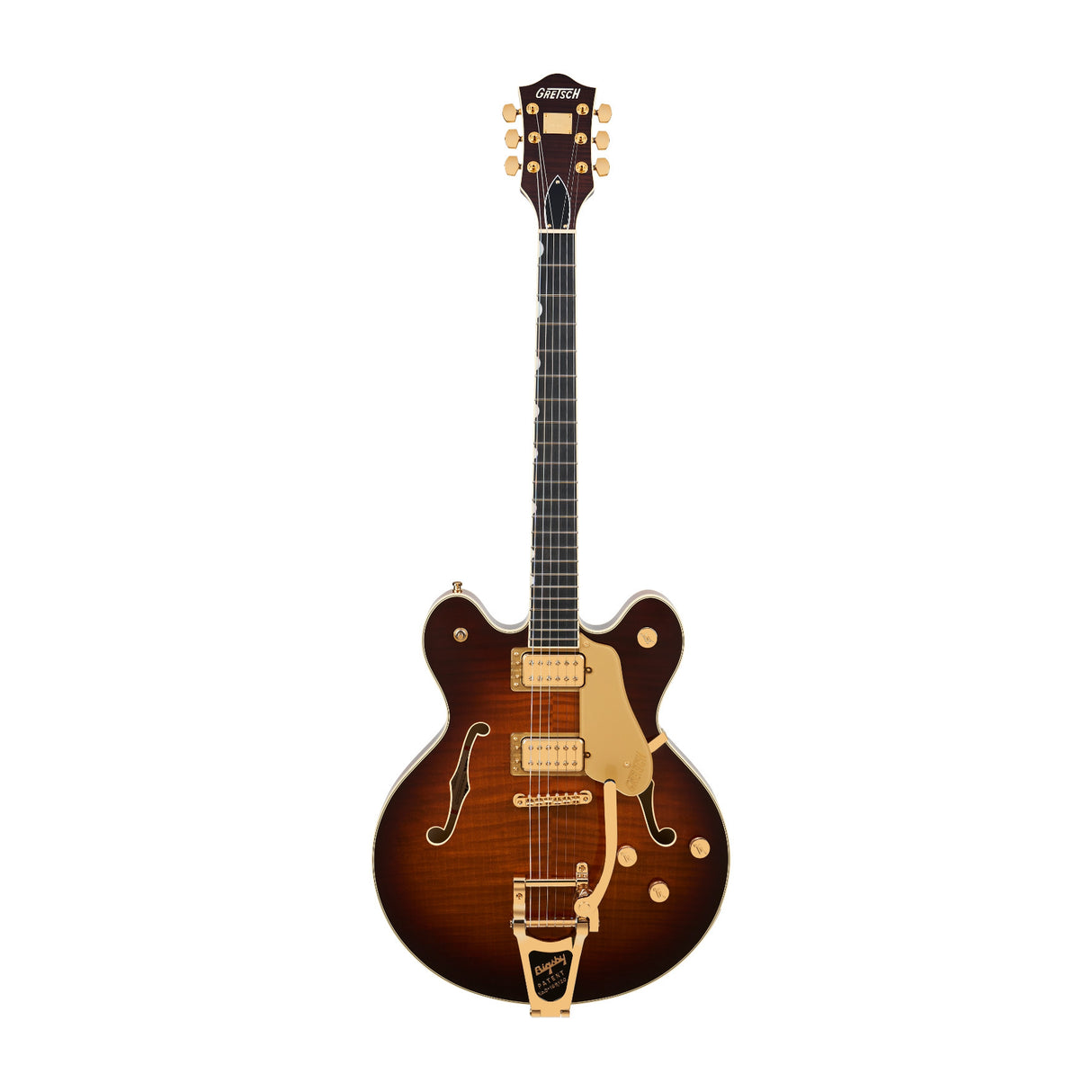 Gretsch Broadkaster LX Figured Center Block Electric Guitar (Havana Burst)